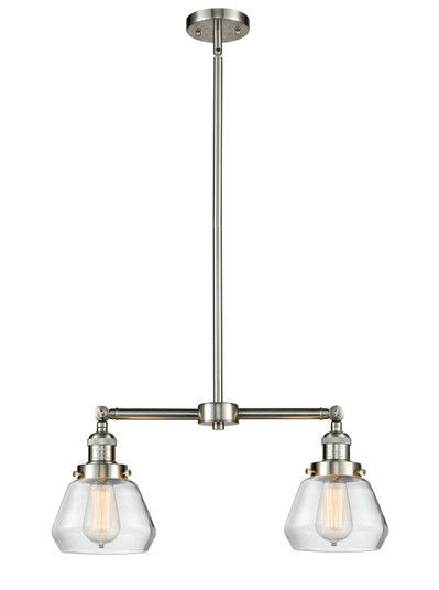 Franklin Restoration LED Island Pendant in Brushed Satin Nickel (405|209-SN-G172-LED)