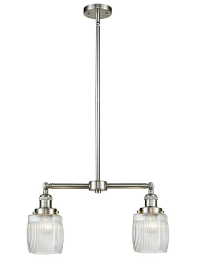 Franklin Restoration LED Island Pendant in Brushed Satin Nickel (405|209-SN-G302-LED)