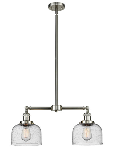 Franklin Restoration LED Island Pendant in Brushed Satin Nickel (405|209-SN-G74-LED)