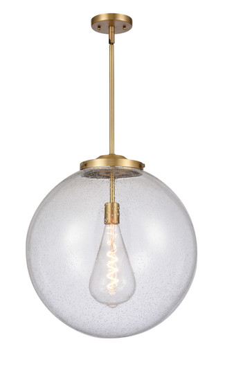 Franklin Restoration LED Pendant in Brushed Brass (405|221-1S-BB-G204-18-LED)