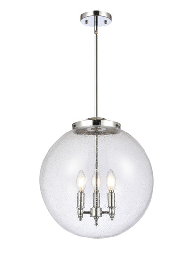 Franklin Restoration Three Light Pendant in Polished Chrome (405|221-3S-PC-G204-16)