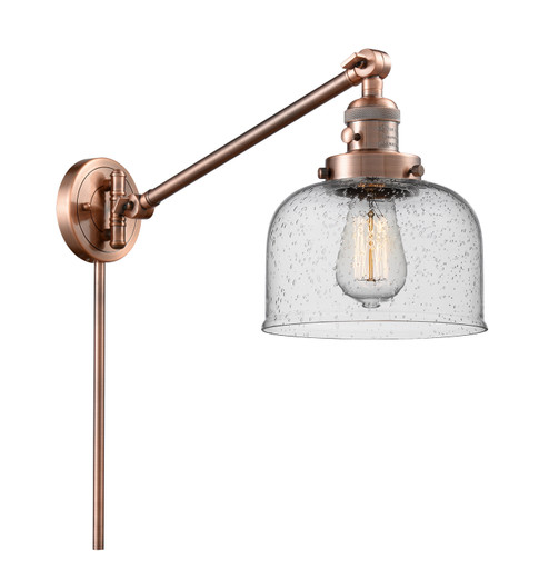 Franklin Restoration One Light Swing Arm Lamp in Antique Copper (405|237-AC-G74)