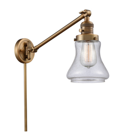 Franklin Restoration One Light Swing Arm Lamp in Brushed Brass (405|237-BB-G194)
