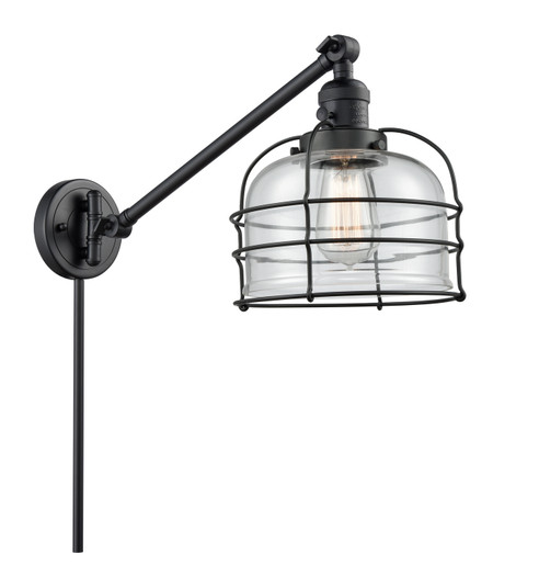 Franklin Restoration LED Swing Arm Lamp in Matte Black (405|237-BK-G72-CE-LED)
