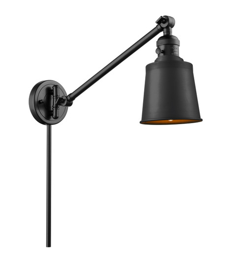 Franklin Restoration One Light Swing Arm Lamp in Matte Black (405|237-BK-M9-BK)