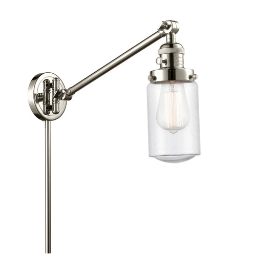 Franklin Restoration LED Swing Arm Lamp in Polished Nickel (405|237-PN-G314-LED)