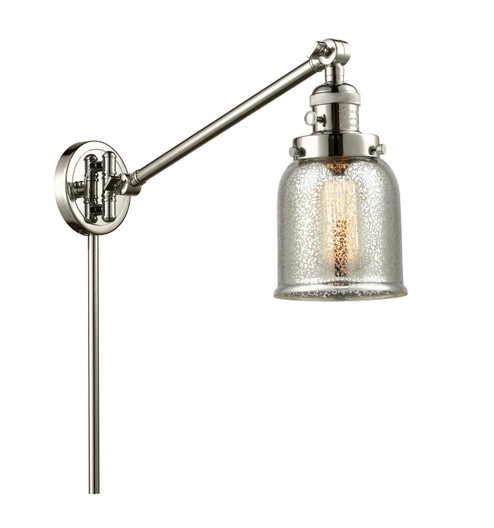Franklin Restoration One Light Swing Arm Lamp in Polished Nickel (405|237-PN-G58)