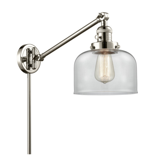 Franklin Restoration One Light Swing Arm Lamp in Polished Nickel (405|237-PN-G72)