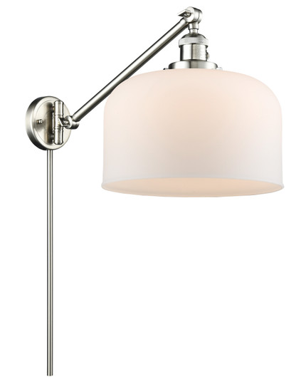 Franklin Restoration One Light Swing Arm Lamp in Brushed Satin Nickel (405|237-SN-G71-L)