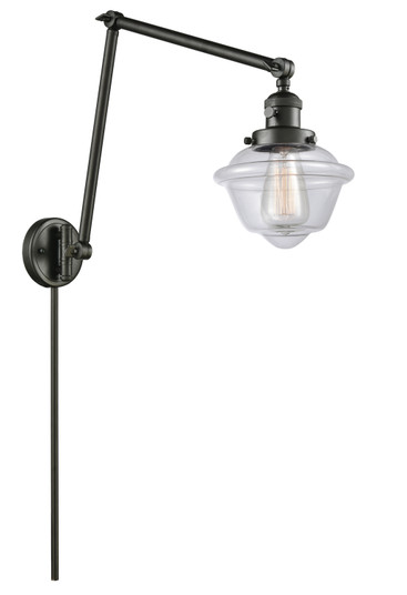 Franklin Restoration One Light Swing Arm Lamp in Oil Rubbed Bronze (405|238-OB-G532)