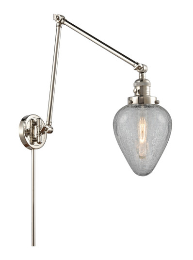 Franklin Restoration One Light Swing Arm Lamp in Polished Nickel (405|238-PN-G165)