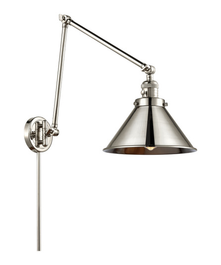 Franklin Restoration One Light Swing Arm Lamp in Polished Nickel (405|238-PN-M10-PN)