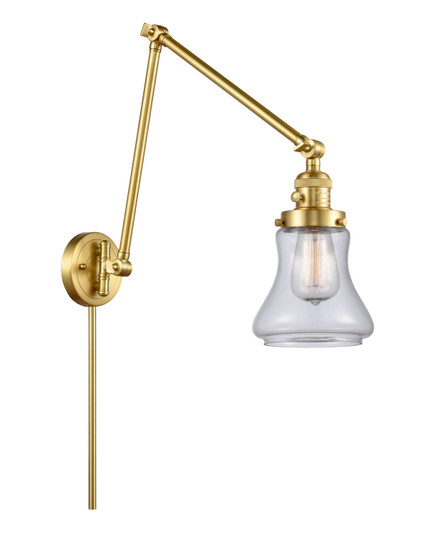 Franklin Restoration One Light Swing Arm Lamp in Satin Gold (405|238-SG-G192)