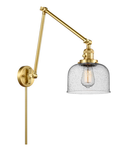 Franklin Restoration One Light Swing Arm Lamp in Satin Gold (405|238-SG-G74)