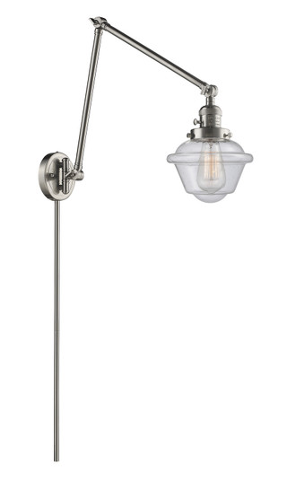 Franklin Restoration LED Swing Arm Lamp in Brushed Satin Nickel (405|238-SN-G534-LED)