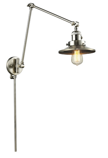 Franklin Restoration One Light Swing Arm Lamp in Brushed Satin Nickel (405|238-SN-M2)