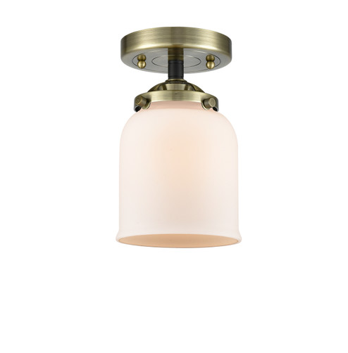 Nouveau LED Semi-Flush Mount in Black Antique Brass (405|284-1C-BAB-G51-LED)