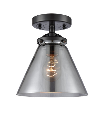 Nouveau One Light Semi-Flush Mount in Oil Rubbed Bronze (405|284-1C-OB-G43)