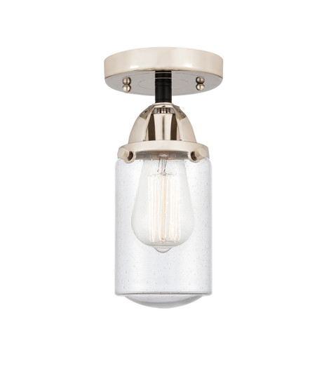 Nouveau 2 One Light Semi-Flush Mount in Black Polished Nickel (405|288-1C-BPN-G314)