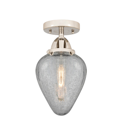 Nouveau 2 LED Semi-Flush Mount in Polished Nickel (405|288-1C-PN-G165-LED)