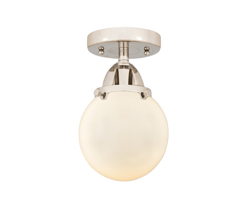 Nouveau 2 One Light Semi-Flush Mount in Polished Nickel (405|288-1C-PN-G201-6)