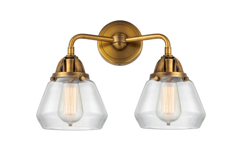 Nouveau 2 Two Light Bath Vanity in Brushed Brass (405|288-2W-BB-G172)