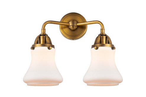 Nouveau 2 LED Bath Vanity in Brushed Brass (405|288-2W-BB-G191-LED)