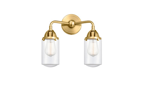 Nouveau 2 LED Bath Vanity in Satin Gold (405|288-2W-SG-G312-LED)