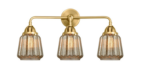 Nouveau 2 Three Light Bath Vanity in Satin Gold (405|288-3W-SG-G146)