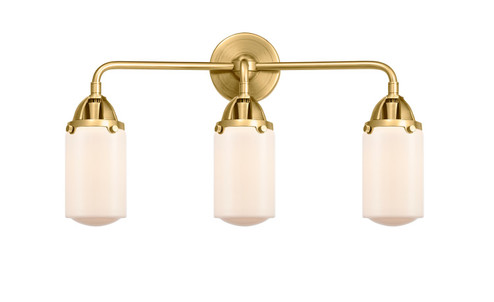 Nouveau 2 Three Light Bath Vanity in Satin Gold (405|288-3W-SG-G311)