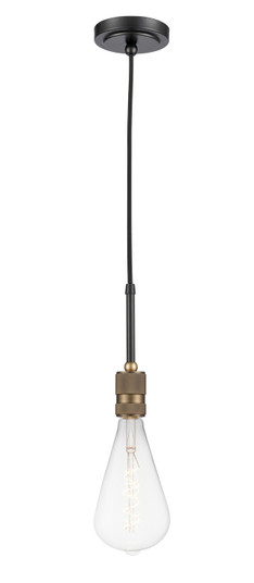 Restoration LED Mini Pendant in Black Antique Brass (405|444-1P-BAB-BB-125-LED)