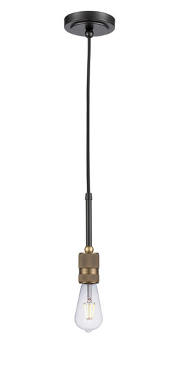 Restoration LED Mini Pendant in Black Antique Brass (405|444-1P-BAB-BB-60-LED)