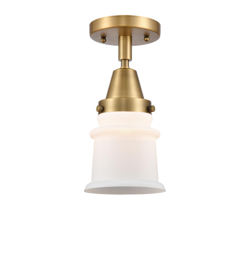 Caden One Light Flush Mount in Brushed Brass (405|447-1C-BB-G181S)