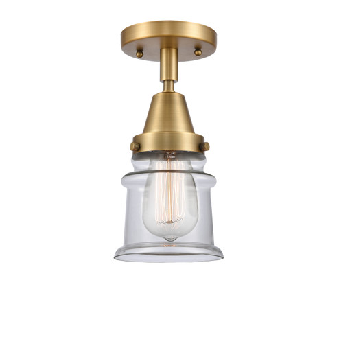 Caden One Light Flush Mount in Brushed Brass (405|447-1C-BB-G182S)