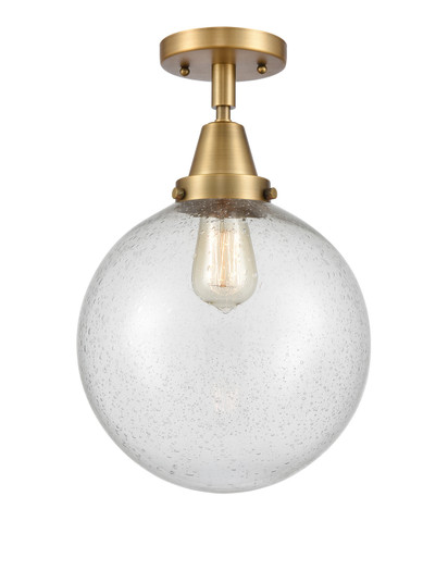 Caden LED Flush Mount in Brushed Brass (405|447-1C-BB-G204-10-LED)