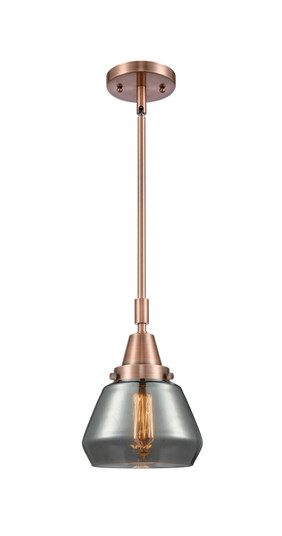 Caden One Light Mini Pendant in Antique Copper (405|447-1S-AC-G173)