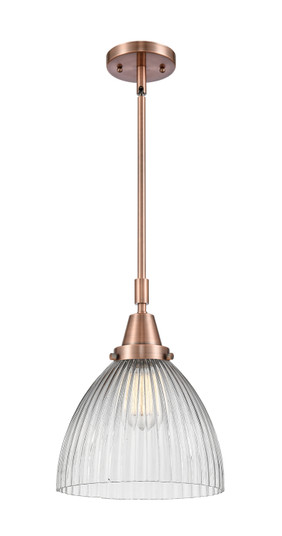 Caden LED Mini Pendant in Antique Copper (405|447-1S-AC-G222-LED)