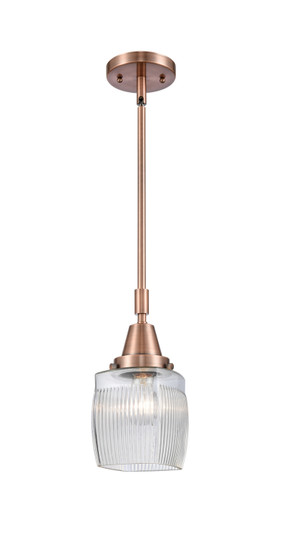 Caden LED Mini Pendant in Antique Copper (405|447-1S-AC-G302-LED)