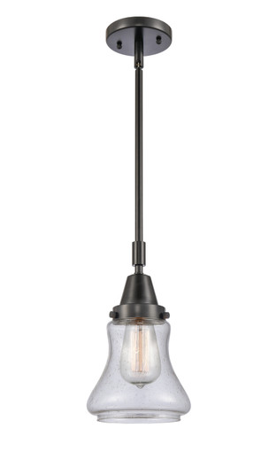 Caden One Light Mini Pendant in Matte Black (405|447-1S-BK-G194)