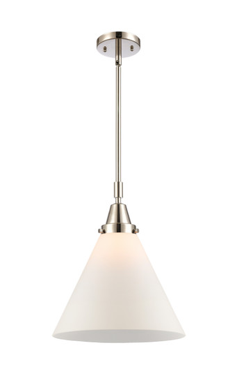 Caden LED Mini Pendant in Polished Nickel (405|447-1S-PN-G41-L-LED)