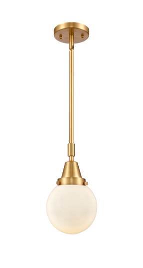 Caden One Light Mini Pendant in Satin Gold (405|447-1S-SG-G201-6)