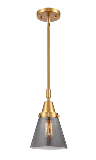 Caden LED Mini Pendant in Satin Gold (405|447-1S-SG-G63-LED)