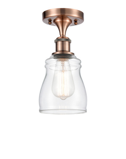 Ballston One Light Semi-Flush Mount in Antique Copper (405|516-1C-AC-G392)