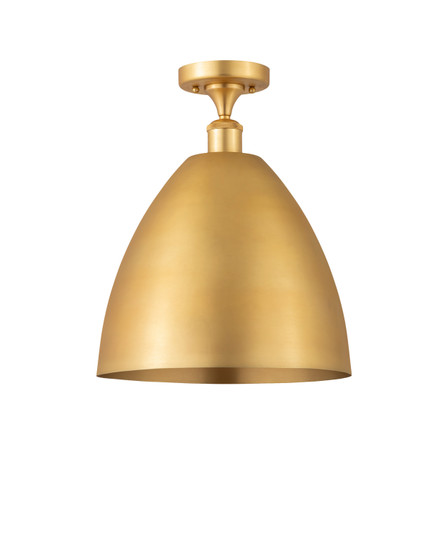 Ballston LED Semi-Flush Mount in Satin Gold (405|516-1C-SG-MBD-12-SG-LED)