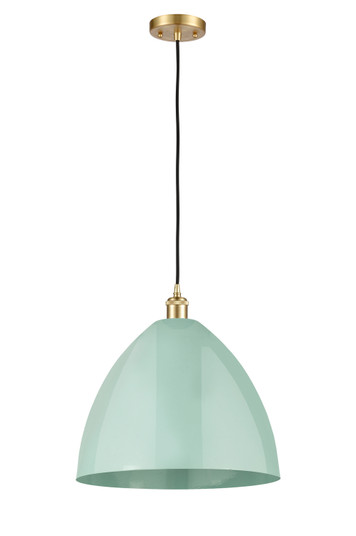 Ballston One Light Mini Pendant in Satin Gold (405|516-1P-SG-MBD-16-SF)