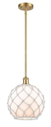 Ballston One Light Mini Pendant in Satin Gold (405|516-1S-SG-G121-10RW)
