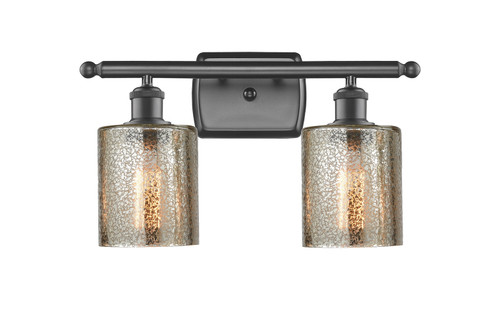 Ballston Two Light Bath Vanity in Oil Rubbed Bronze (405|516-2W-OB-G116)