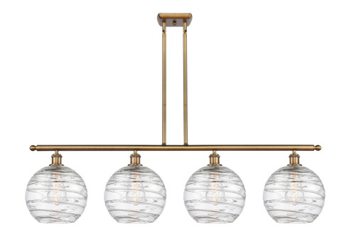 Ballston LED Island Pendant in Brushed Brass (405|516-4I-BB-G1213-10-LED) Ballston LED Island Pendant in Brushed Brass (405|516-4I-BB-G1213-10-LED)