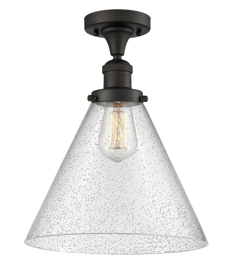 Franklin Restoration One Light Semi-Flush Mount in Oil Rubbed Bronze (405|517-1CH-OB-G44-L)