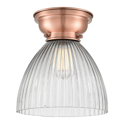 Franklin Restoration One Light Flush Mount in Antique Copper (405|623-1F-AC-G222)